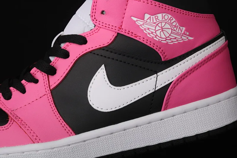 All categories Air Jordan Jordan series basketball shoes Air Jordan 1 Mid Air Jordan Mid AJ1 Joe 1 Pink Popsicle Zhongbang series basketball shoes 555112-002